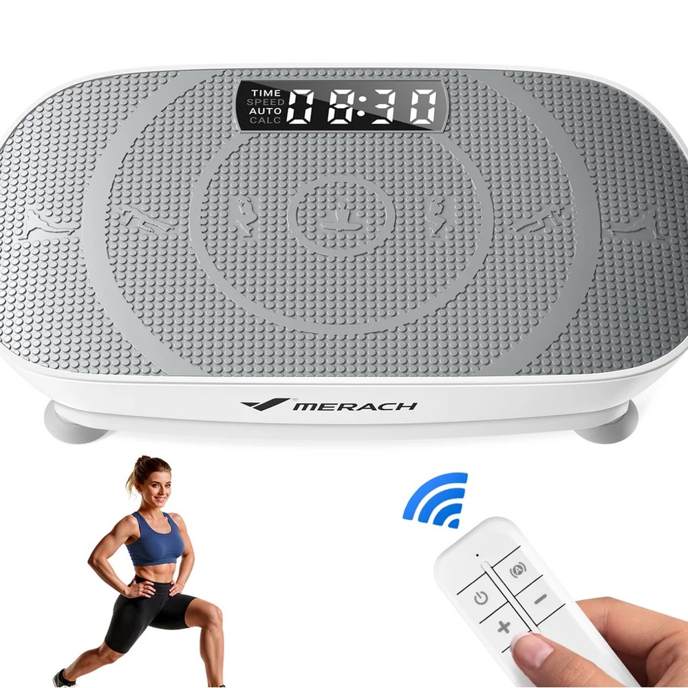 Gray Vibration Plate with Remote
